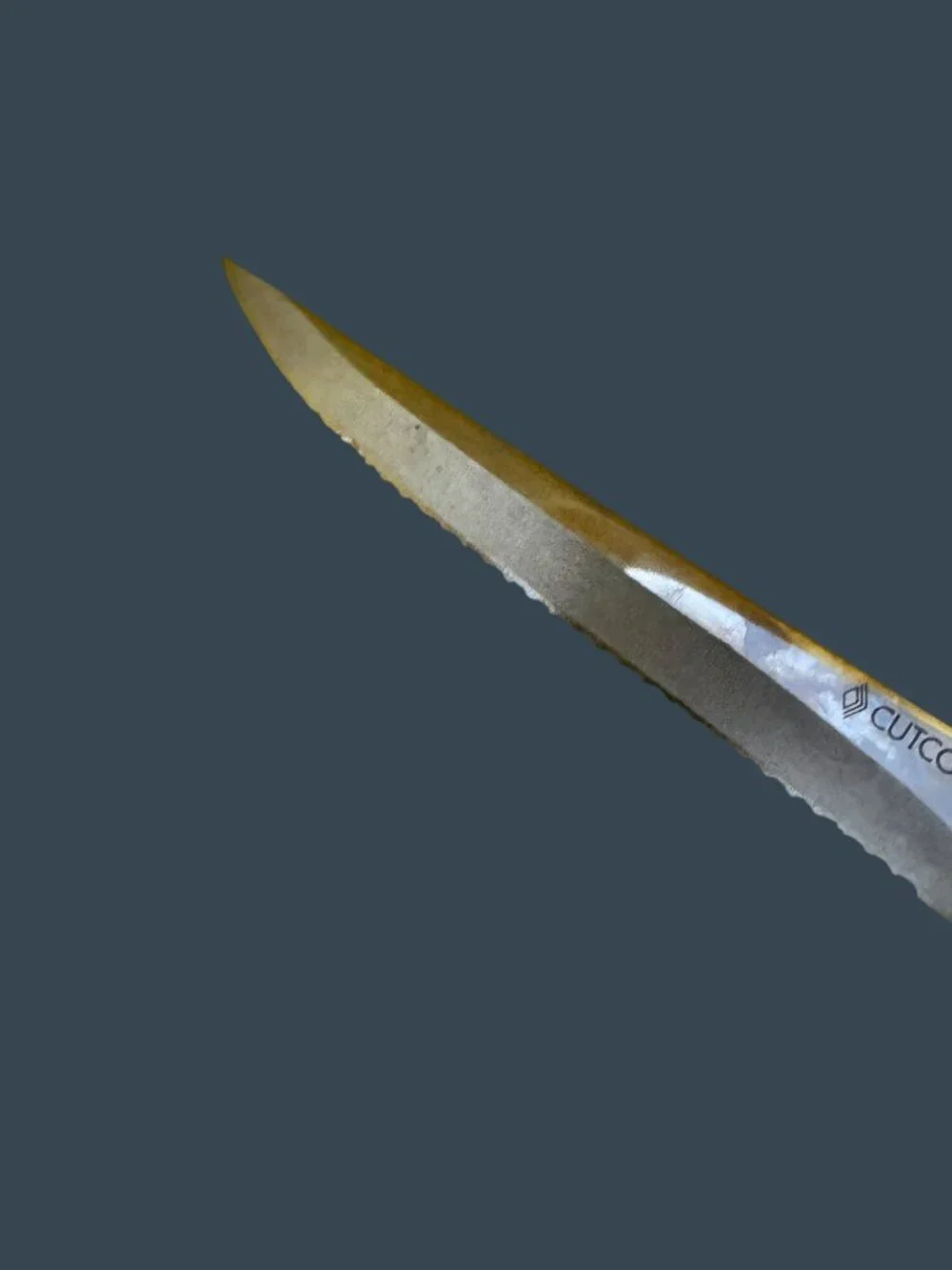 Cutco Knife 1721 JD Serrated White Handle Stainless Steel
